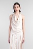 Verushka Top Topwear In Beige Polyester