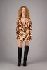Sofia In Flowered Burgundy Viscose