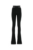 Black Stretch Viscose Pant