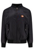 Black Nylon Bomber Jacket