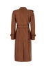 Brown Nappa Leather Trench