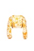 Susie In Flowered Ochre Cotton
