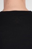 T-shirt In Black Cotton