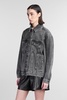 Rory Denim Jackets In Grey Cotton