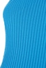 Turquoise Stretch Viscose Blend Mini Dress