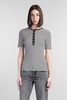 Alessia T-shirt In Black Cotton