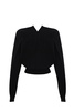 Crossover Sweater In Technical Nylon