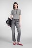Kate Jeans In Grey Cotton