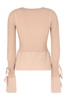 Long Sleeve Crop Top<br />ribbed Knit Top