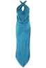 Long Dress In Jacquard Satin
