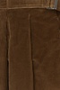 Caramel Corduroy Zucca Mini Skirt