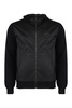 Cardigan With Nylon Frontal Panel
