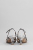 Bizarre Pumps In Silver Leather