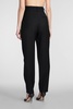 Motel Pants In Black Cotton