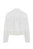 Poplin Shirt With Lace
