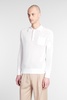 Polo In White Cotton