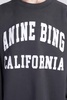 Miles Sweatshirt In Black Cotton
