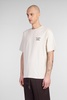 T-shirt In Beige Cotton