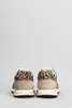 Lucy Sneakers In Taupe Suede And Fabric
