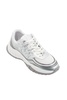 Mesh And Metallic Faux Leather Sneakers In