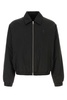 Black Stretch Nylon Jacket