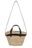 Logo Plaque Interwovened Shoulder Bag
