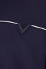 Midnight Blue Nylon Blend Sweatshirt