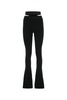 Black Stretch Viscose Pant