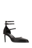 Black Leather Pumps