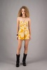 Guia In Flowered Ochre Cotton