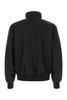 Black Nylon Captain Bomber Jacket