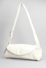 Cannolo Grande Shoulder Bag In White Leather