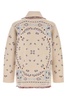 Embroidered Cashmere Bandana Cardigan
