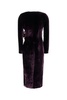 Purple Velvet Dress