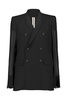 Rick Owens Jmf Double-Breasted Silk Blazer Clothing