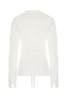 White Cotton Linsey Blouse