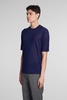 T-shirt In Blue Cotton