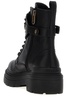 Logo Plaque Combat Boots