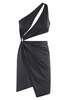 Dress In Lycra W Cut Out