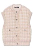 Button-up Tweed Gilet