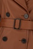 Brown Nappa Leather Trench