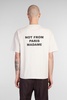 T-shirt In Beige Cotton