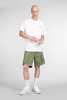 Shorts In Green Cotton