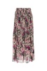 Printed Silk Rolande Skirt