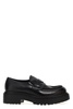 Prada Men Logo Leather Loafers