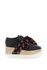 Stella Mccartney Platform Elyse Loafers Eith Printed Band Women