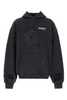 Balenciaga Unisex Black Cotton Oversize Sweatshirt