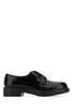 Prada Men Black Leather Lace-Up Shoes