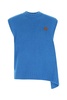 Ader Error Men Turquoise Wool Blend Oversize Vest