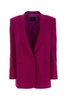 The Andamane Women Tyrian Purple Polyester Blazer